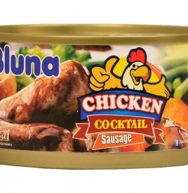 Bluna Chicken Cocktail Sausage   Tin  180 grams